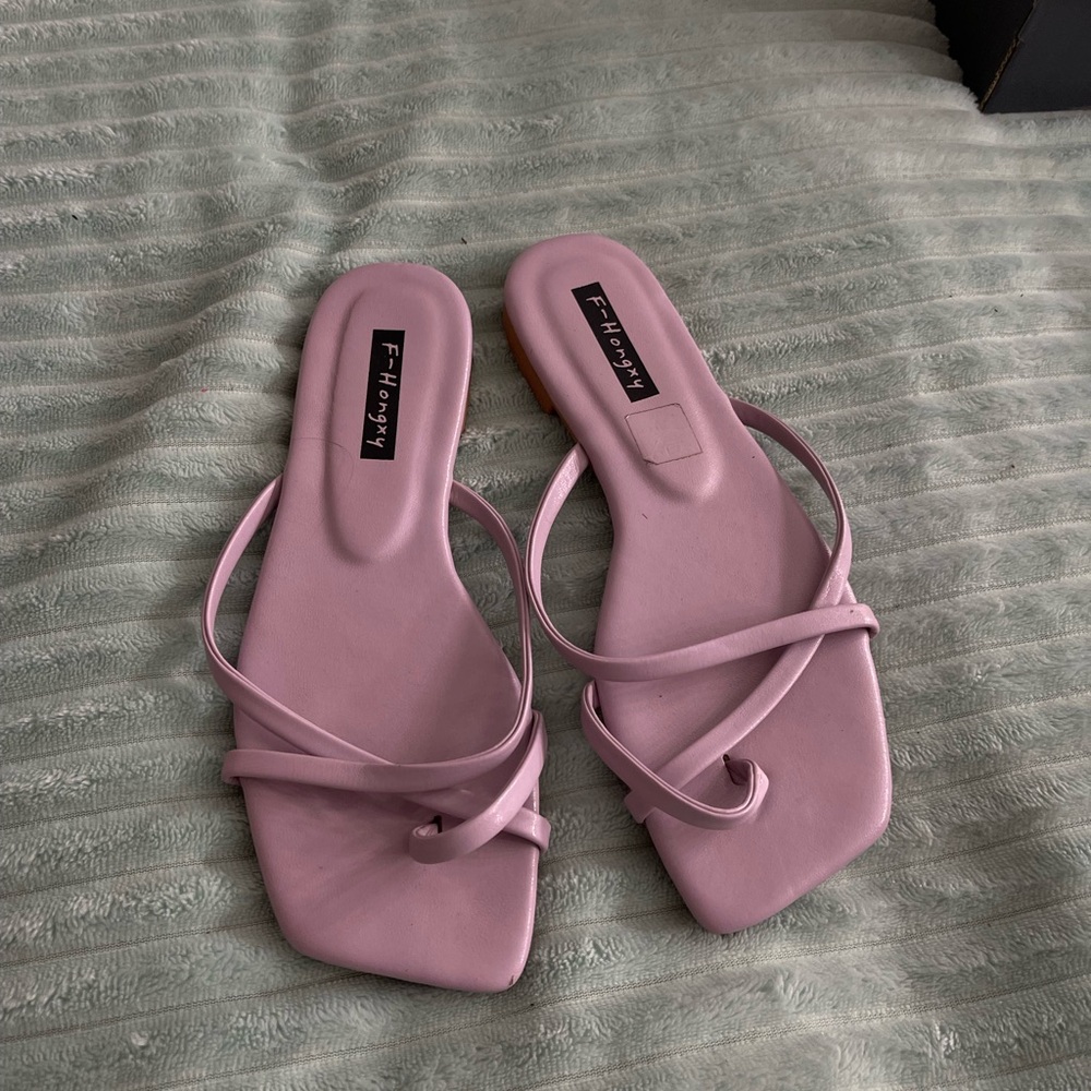 RAYE Purple Minimalist Sandals